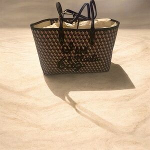 Anya Hindmarch Blue GeometricTote